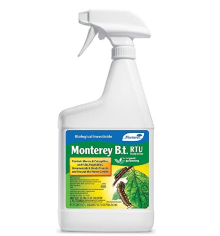 Monterey Bacillus Thuringiensis (B.T.) Worm & Caterpillar Killer Spray Review