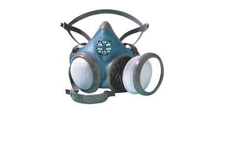 Rubber gas mask