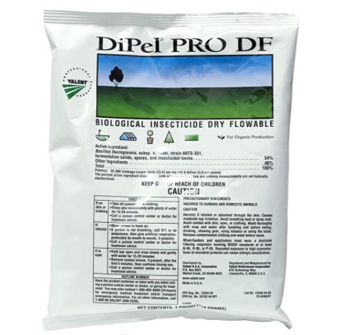 Valent USA Dipel Pro DF Biological insecticide BT 54% Review