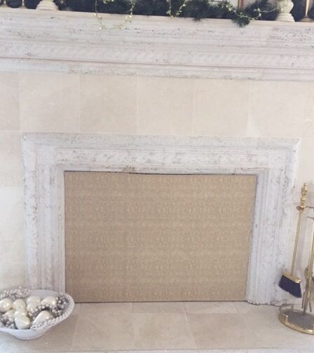 insulated magnetic fireplace cover