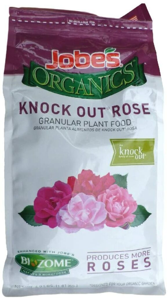 Jobe’s Organic Knockout Granular Fertilizer for knockout roses