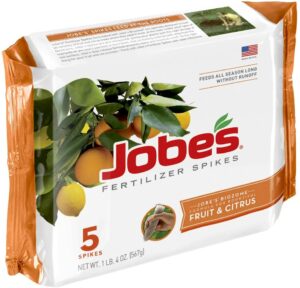 Best fig tree fertilizers - Jobe’s Fruit and Citrus Fertilizer Spikes