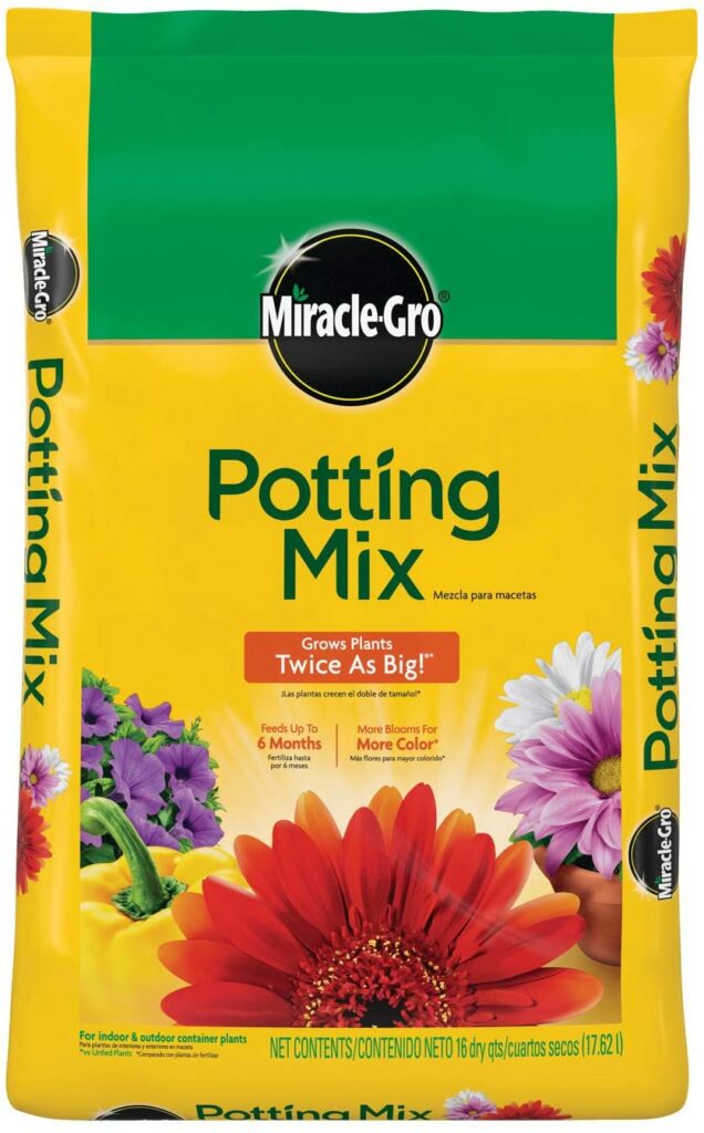 Miracle-Gro Potting Mix for tomatoes 