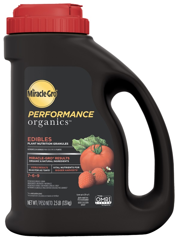 Miracle-Gro Performance Organics Edibles Plant Nutrition Granules Review