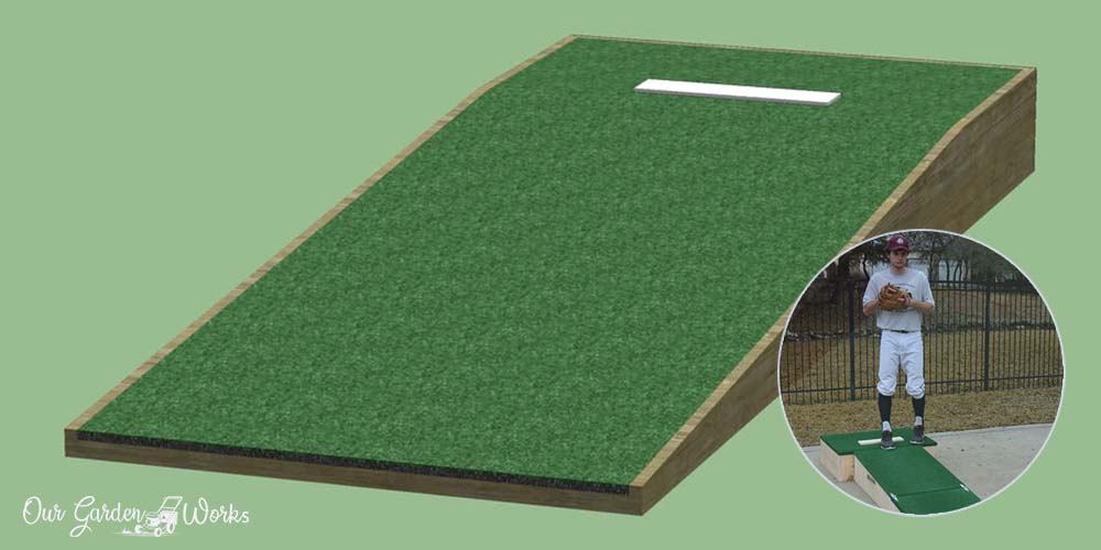 How To Build A Pitching Mound Using Scrap Woods