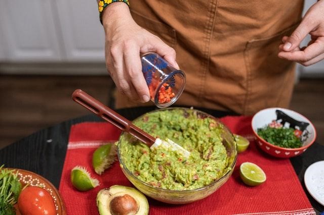 Mango Tomatillo Guacamole