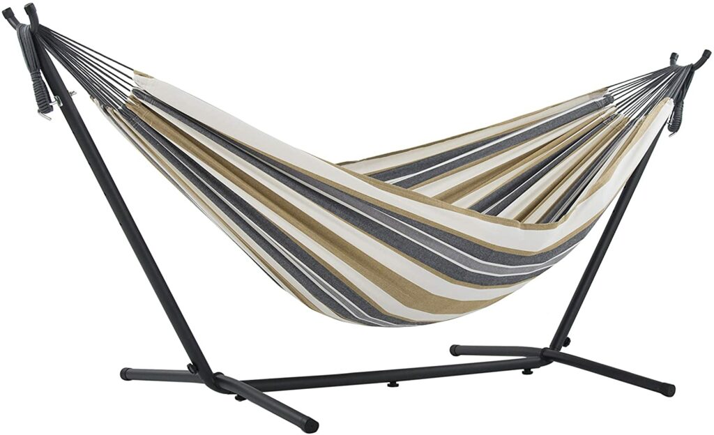 Vivere Double Hammock with Space-Saving Steel Stand Review