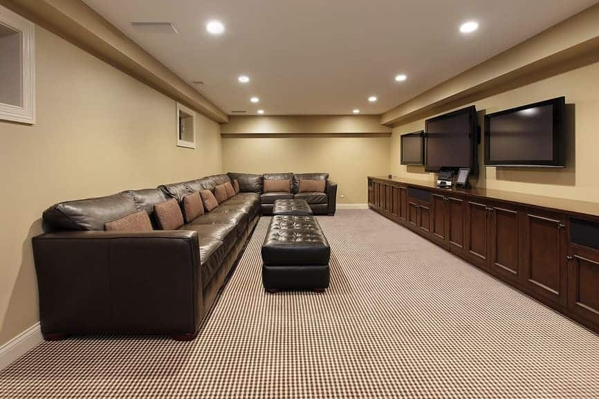 Underground media room