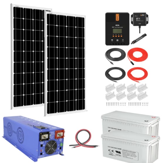 Complete solar kits