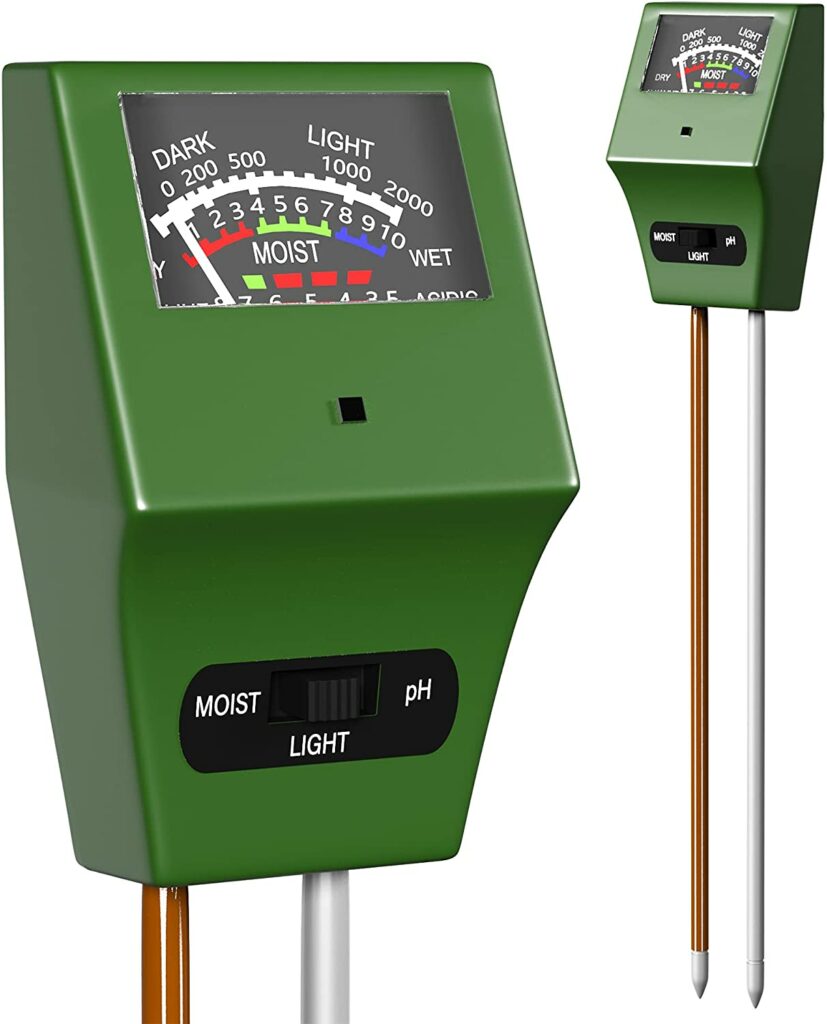 Primens Soil Plant Moisture Meter, 3-1 Soil Moisture PH Light Meter, Water Sensor Review