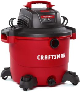 CRAFTSMAN 16 Gallon 6.5 Peak HP Wet/Dry Vac, 
Heavy-Duty Shop Vacuum with Attachments
