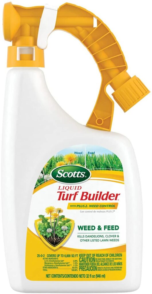 Scotts Liquid Turf Builder with Plus 2 Weed Control Fertilizer