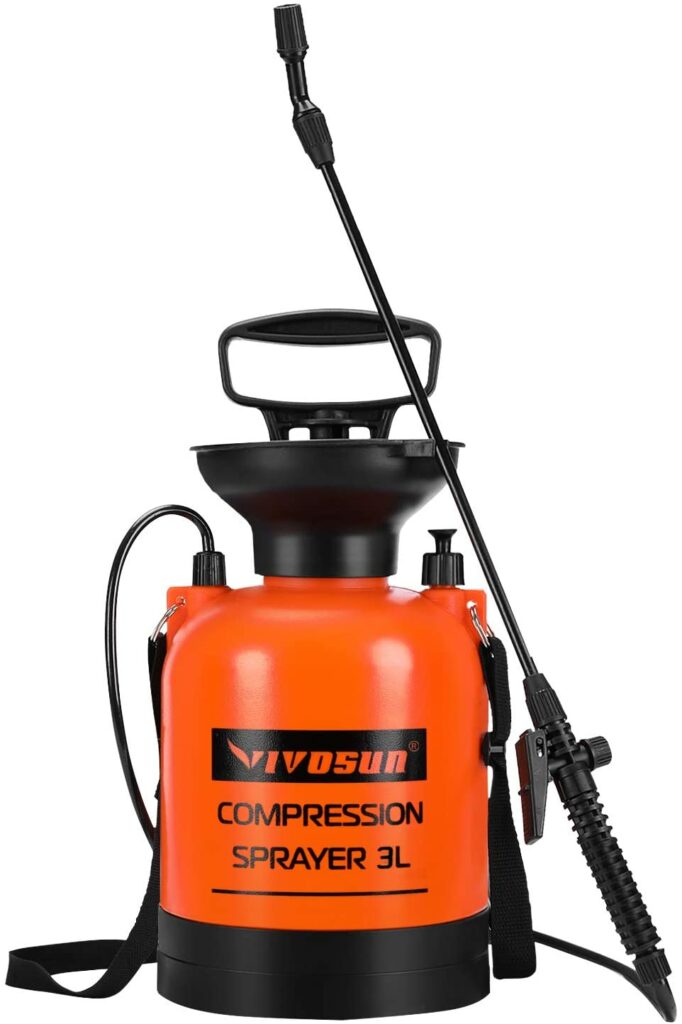 VIVOSUN 0.8 Gallon Lawn and Garden Pump Pressure Sprayer