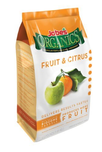 Jobes 4 Lb Organic Fruit & Citrus Granular Fertilizer 3-5-5