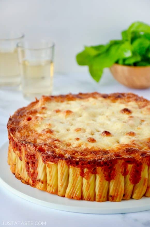 Cheesy Rigatoni Pie