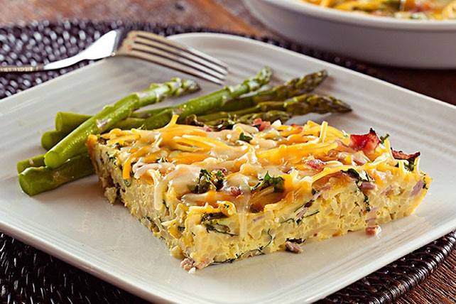 Cheesy frittata