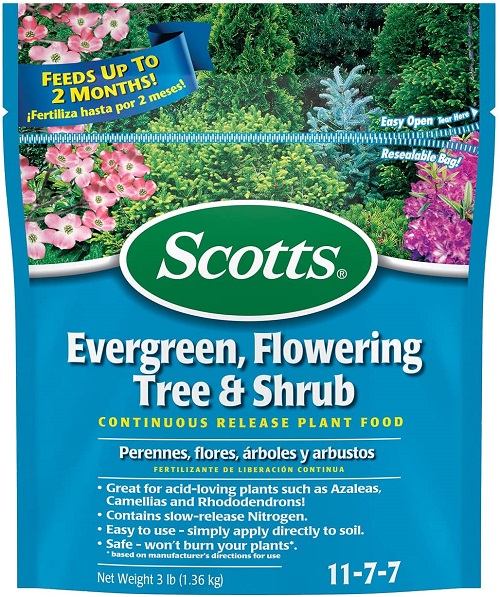 Scotts Evergreen, Flowering Tree & Shrub Continuous Release Plant Food