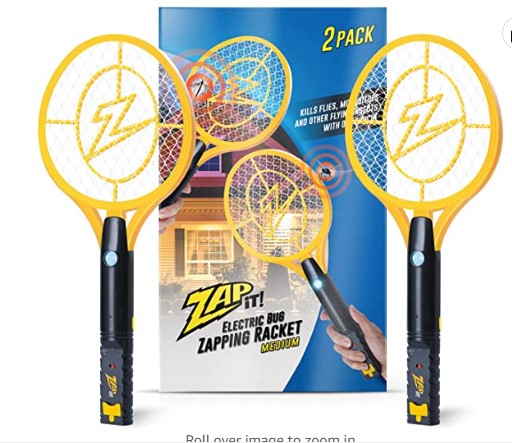 ZAP iT! Bug Zapper Rechargeable Bug Zapper Racket