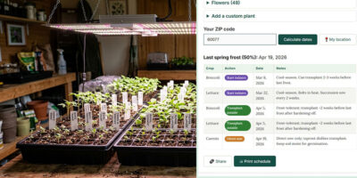 Seed Starting Calculator — When to Start Every Crop Indoors