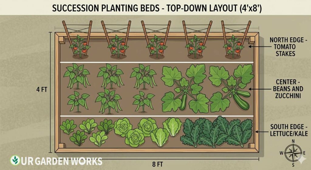 succession planting beds
