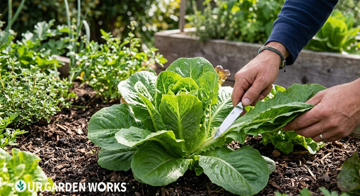 When to harvest lettuce — cut and come again method harvesting outer leaves