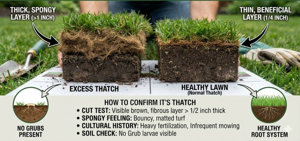 Cause 1 — Excess Thatch Thatch