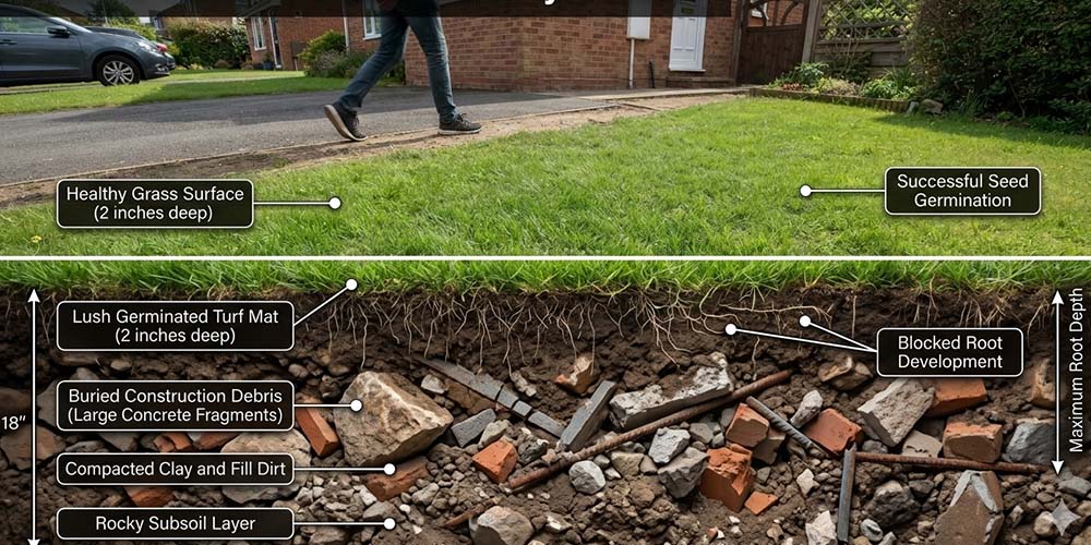 Cause 3 — Buried Debris or Rocky Subsoil